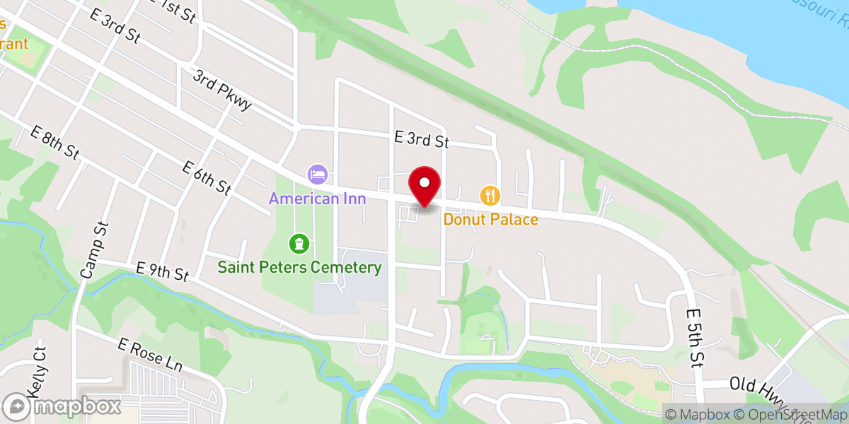 Map showing location of Jubilee Church Washington
