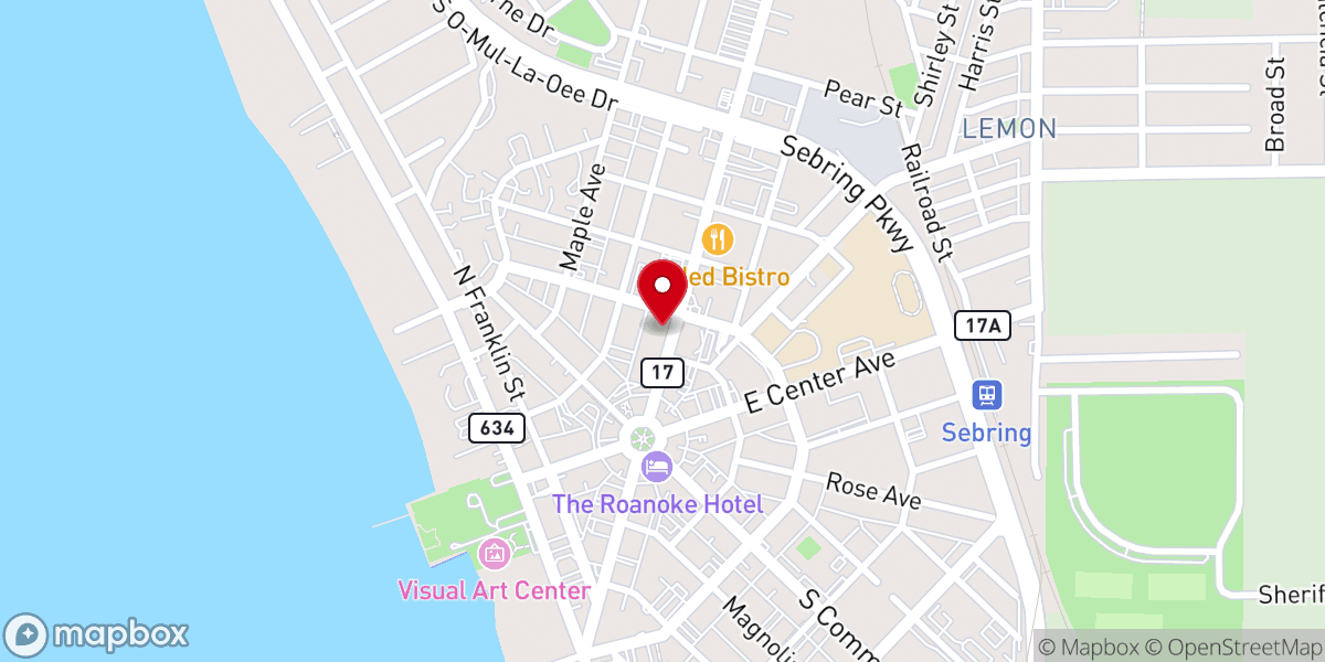 Map showing location of Awaken Church