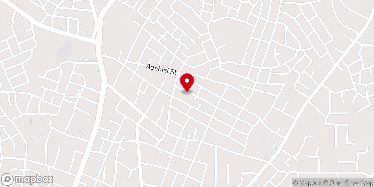 Map showing location of GOFAMINT Oke Igbala Assembly
