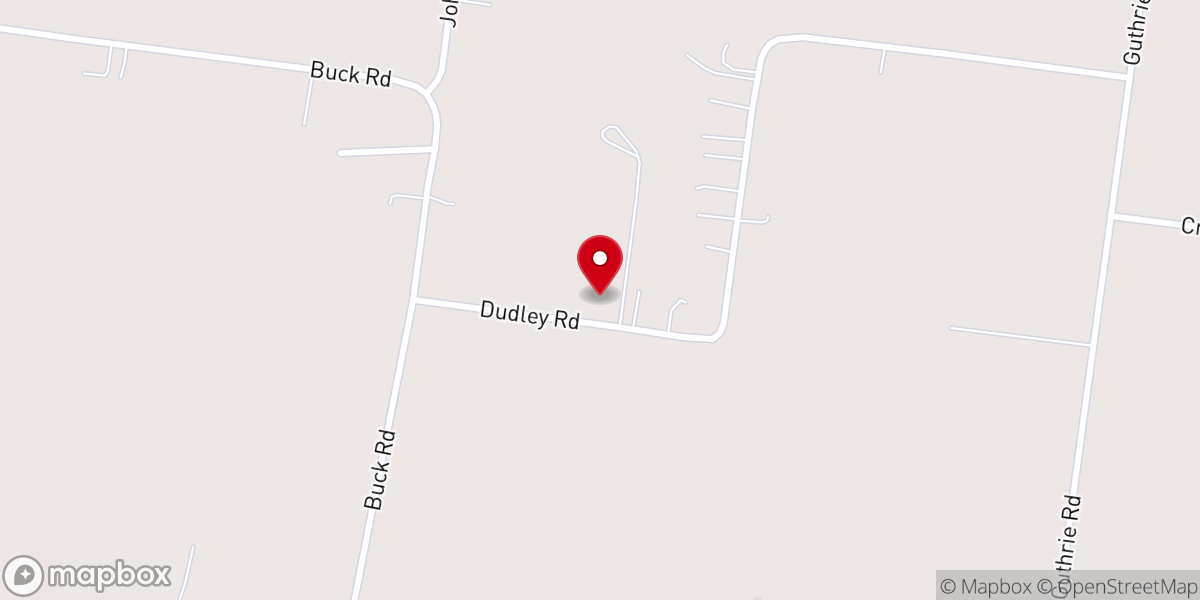 Map showing location of Mt Nebo Baptist Church