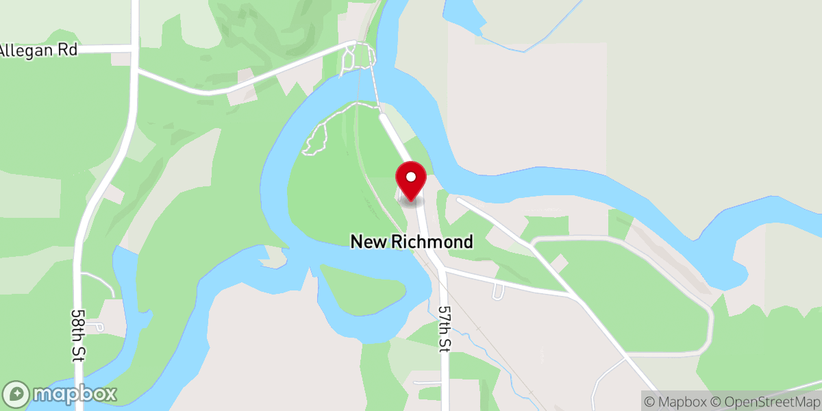 Map showing location of The Chapel at New Richmond