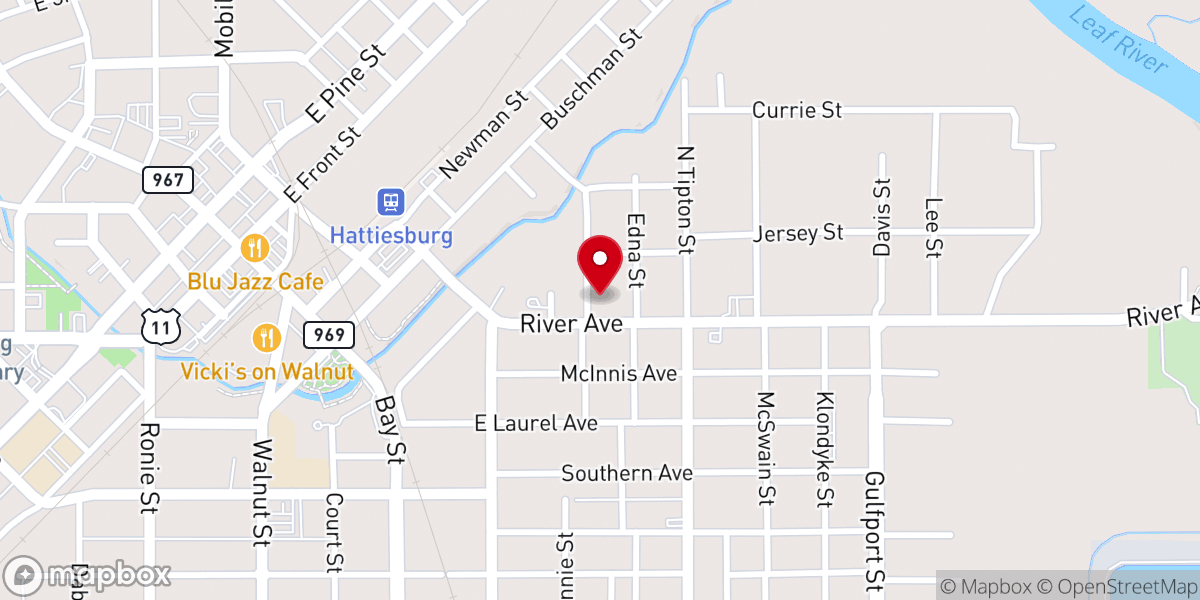 Map showing location of Iglesia Pentecostal Bethel Services Y Horarios