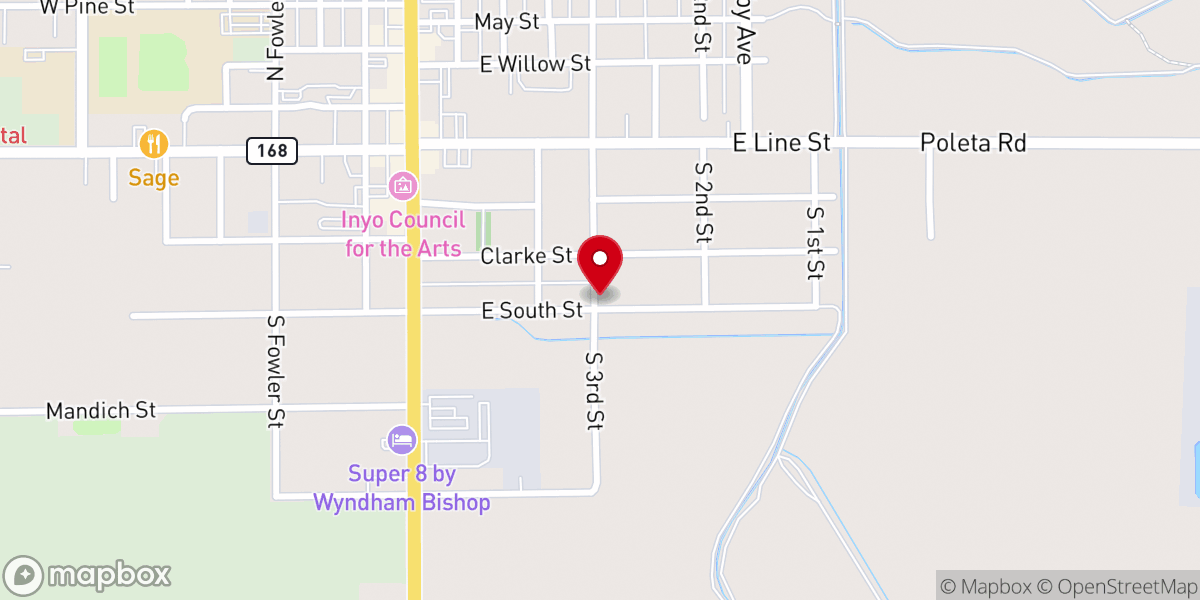 Map showing location of Neighborhood Church