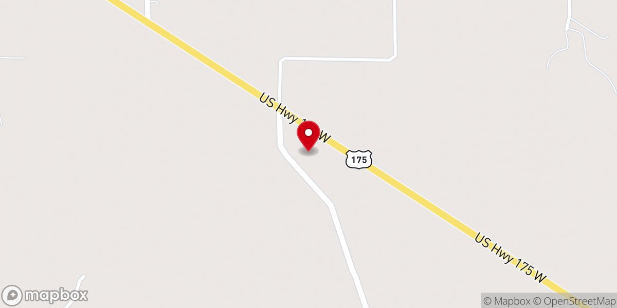 Map showing location of New Hope Church