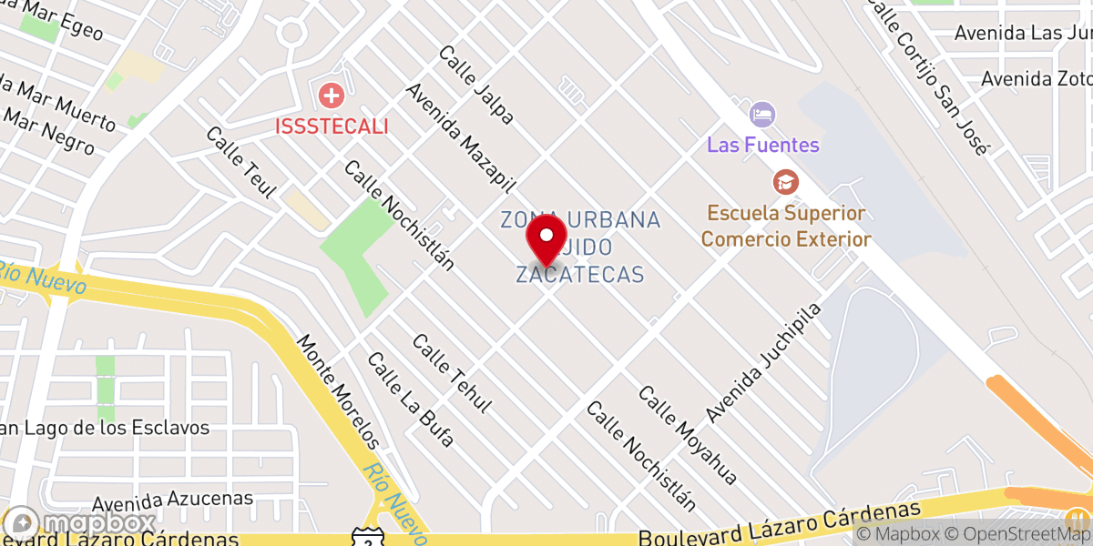 Map showing location of Iglesia Comunidad Cristiana Ministerios Ríos de Agua Viva A.R. MRAV