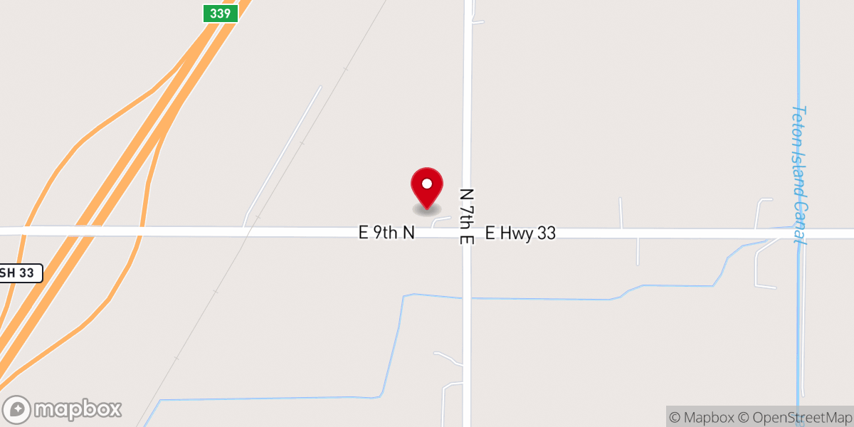 Map showing location of Hart