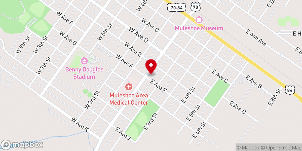 Map showing location of Center Pointe Life Center