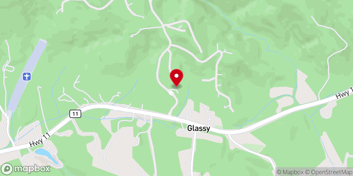 Map showing location of The Cliffs at Glassy - Gatehouse