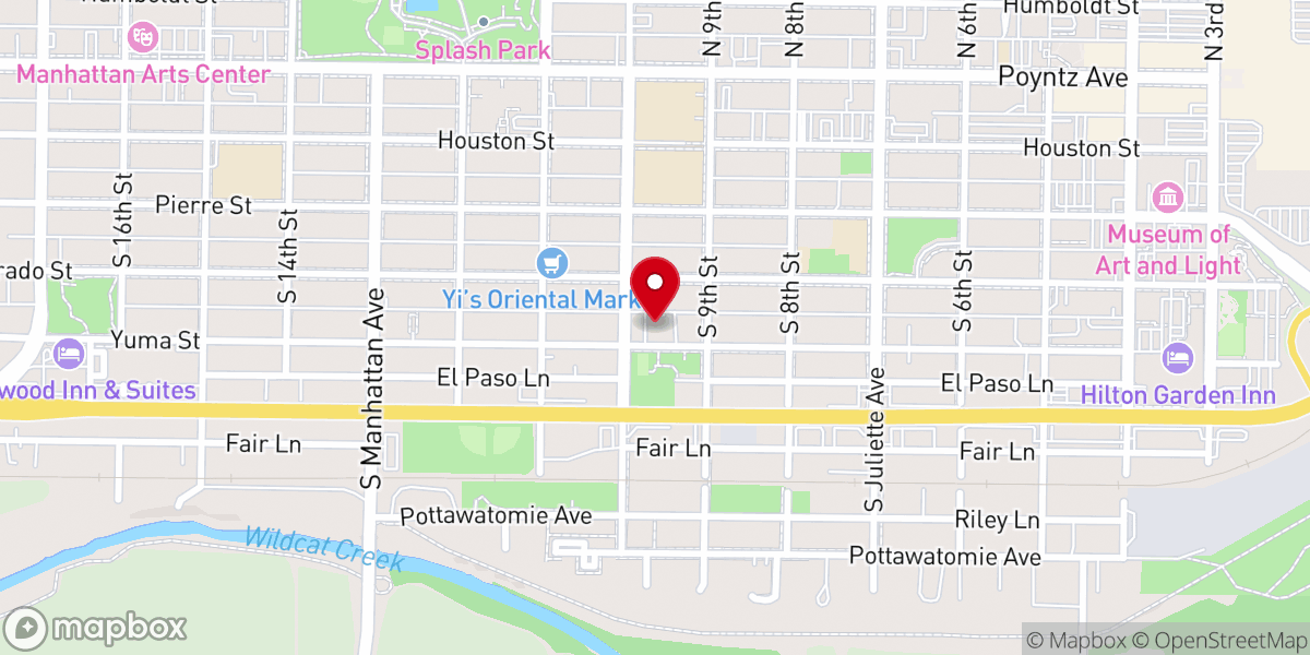 Map showing location of Mt Zion Church of God-Christ