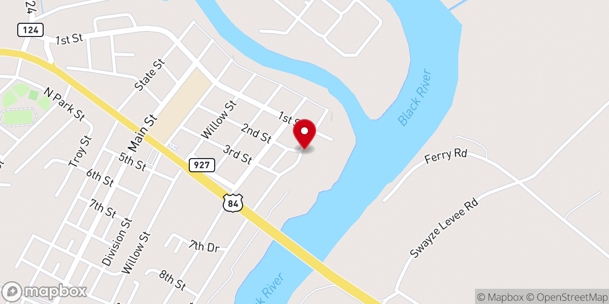 Map showing location of Berean Reformed Baptist Church