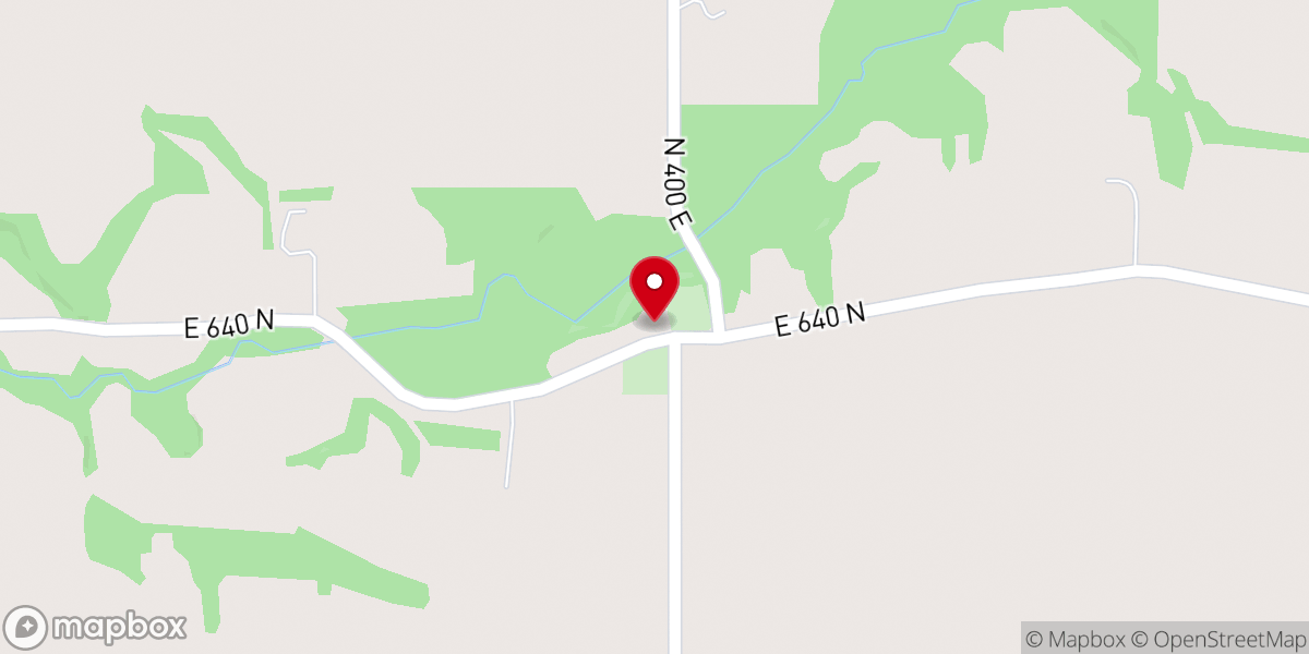 Map showing location of Springhill Presbyterian Church