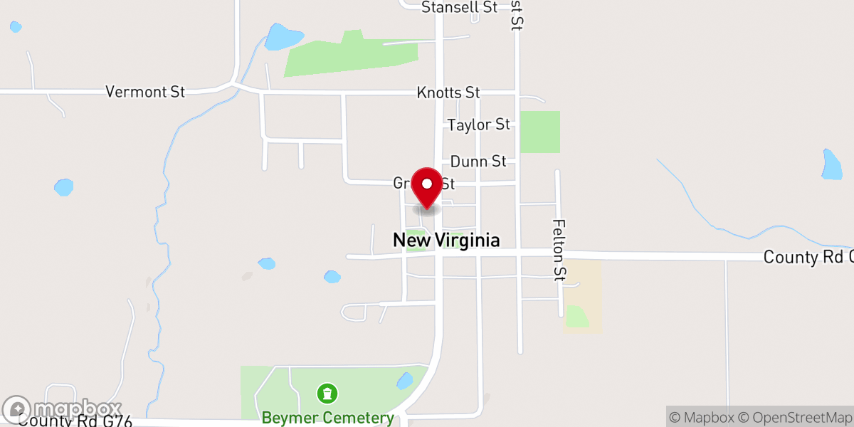 Map showing location of Jesus' Right Hand Ministries
