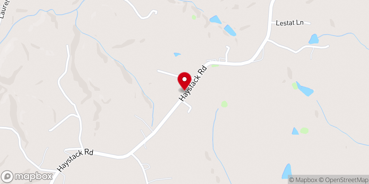 Map showing location of Community Baptist Church