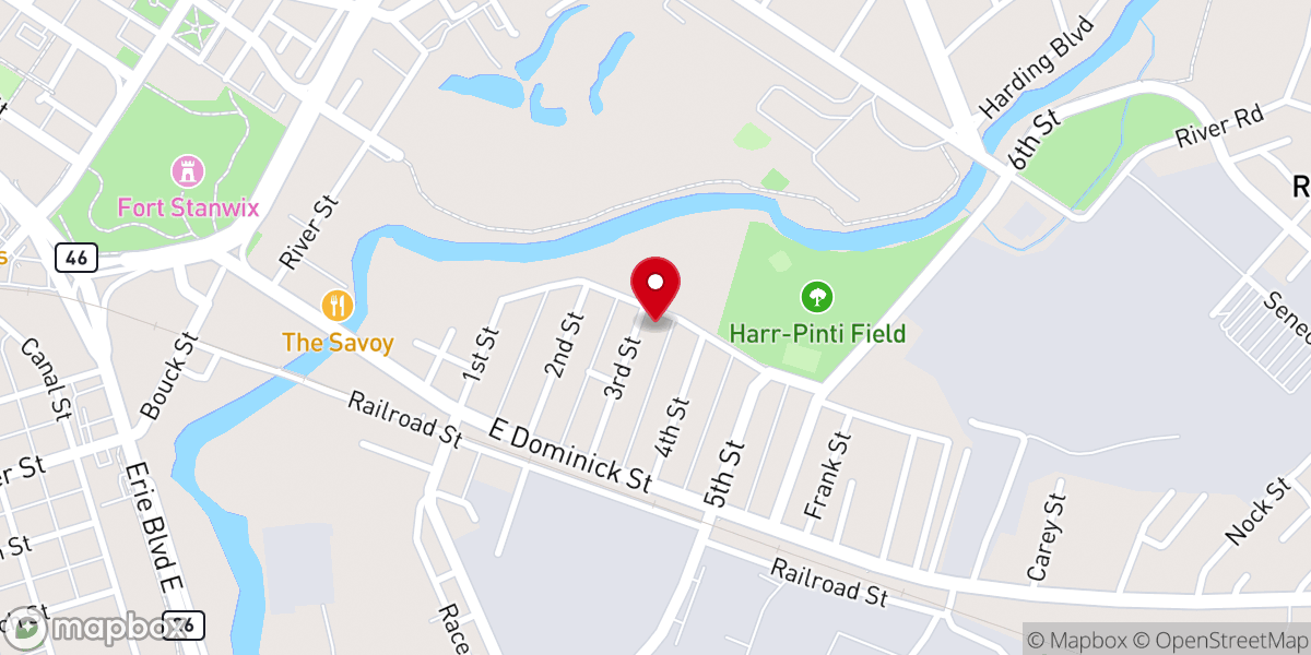 Map showing location of Sacred Heart Mission