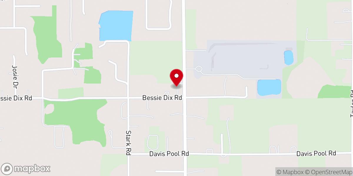 Map showing location of First Missionary Baptist Church