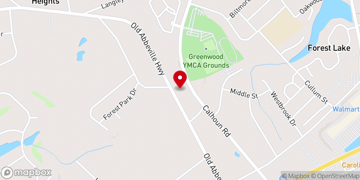 Map showing location of Providence Pentecostal Church