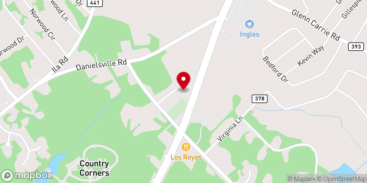 Map showing location of Canvas Church