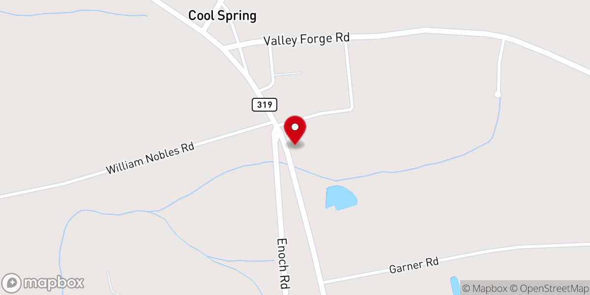 Map showing location of St Peter Ame Church