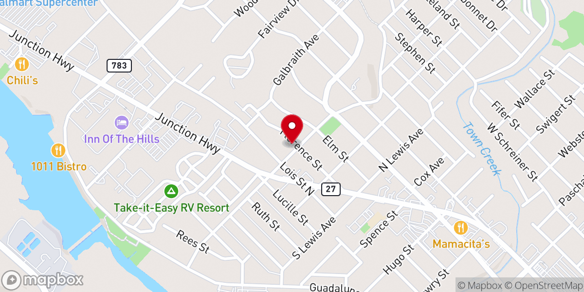 Map showing location of Christian Science Church