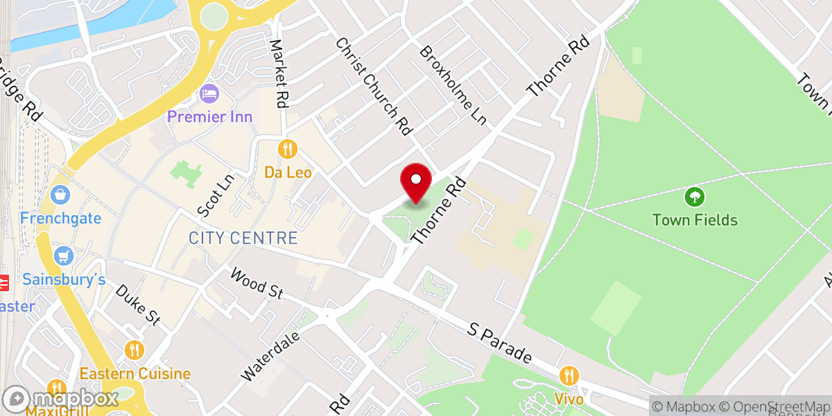 Map showing location of Powerhouse Christ Church