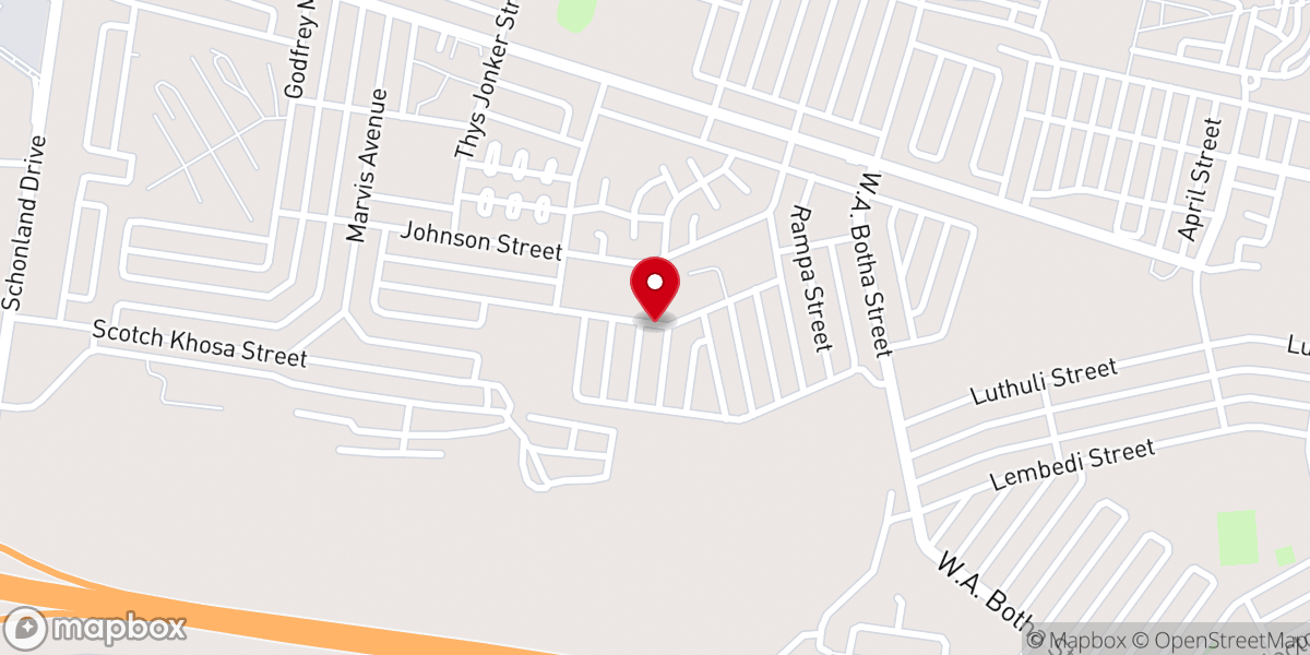 Map showing location of Sacred Heart Catholic Church