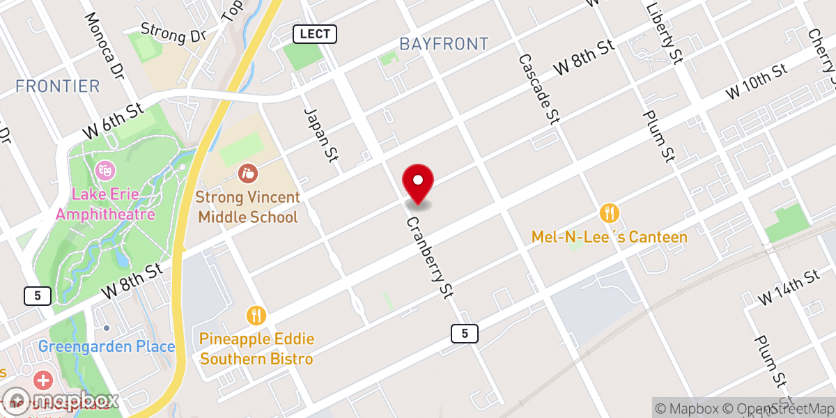 Map showing location of Kingsley United Methodist Church