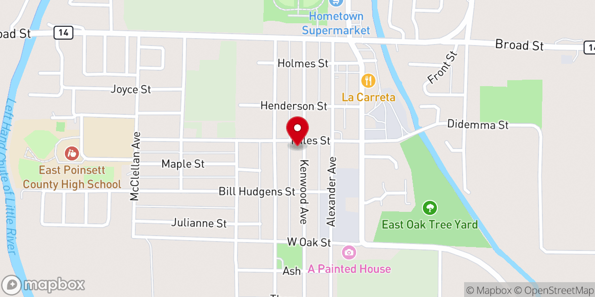 Map showing location of Church of Christ Study