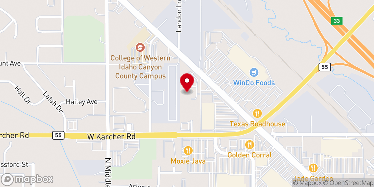 Map showing location of Celebration Church