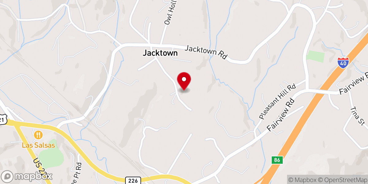Map showing location of South Marion PH Church