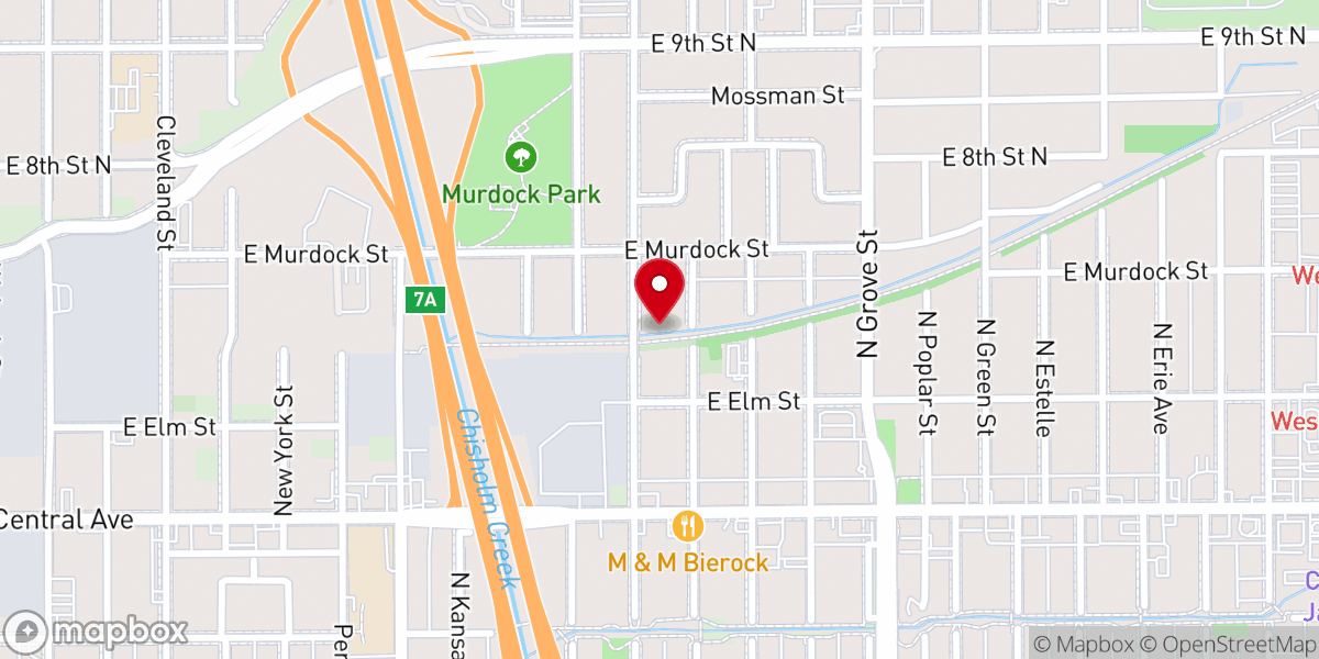 Map showing location of Johnson Tabernacle Christian Methodist Episcopal Church