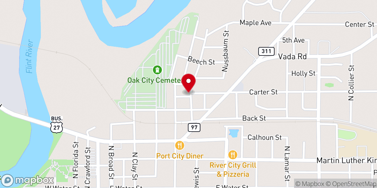 Map showing location of Sanctified Church of the First Born