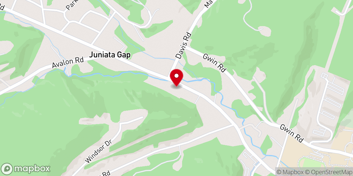 Map showing location of Mardorf United Methodist Church