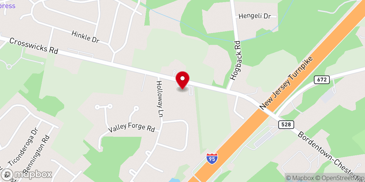 Map showing location of Holy Cross Lutheran Preschool