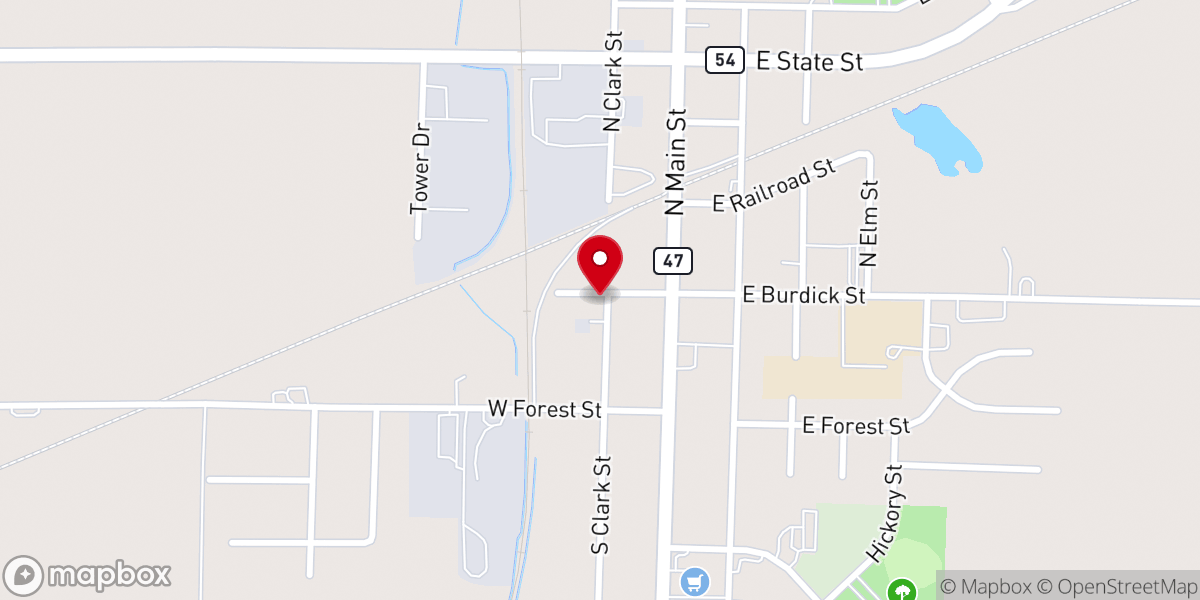 Map showing location of Saint Johns United Church of Christ