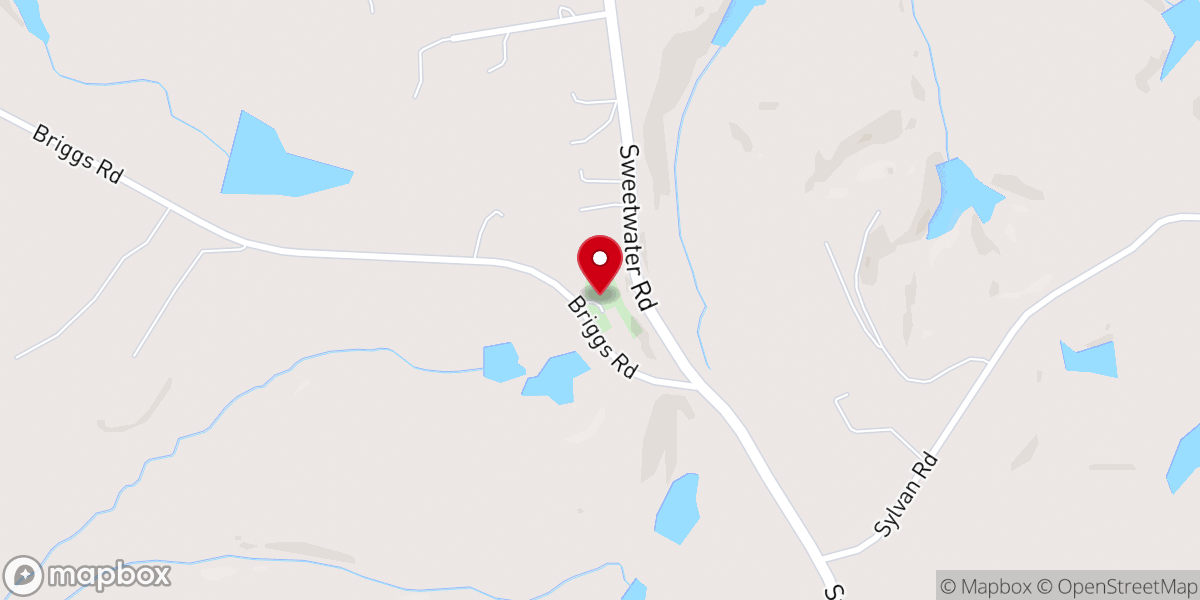 Map showing location of Young Macedonia Baptist Church