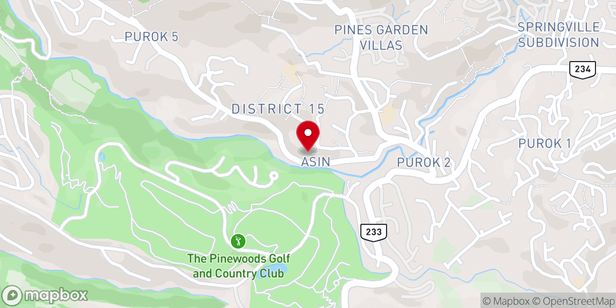 Map showing location of Metropolitan Bible Baptist Ekklesia-Asin