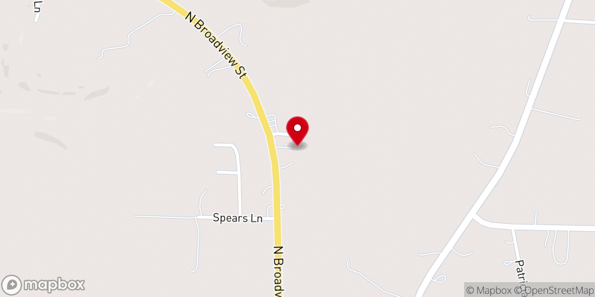Map showing location of New Beginning Church