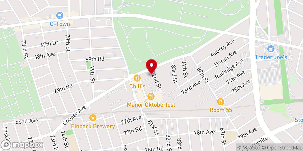 Map showing location of Bobbi & the Strays