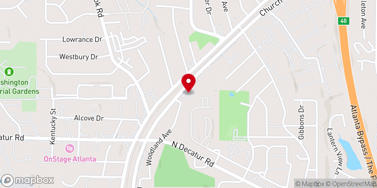 Map showing location of Living Waters Ministry