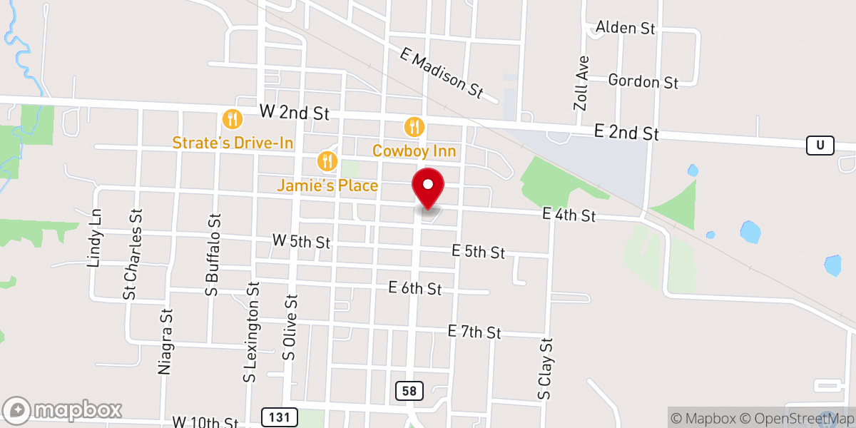Map showing location of Community of Christ