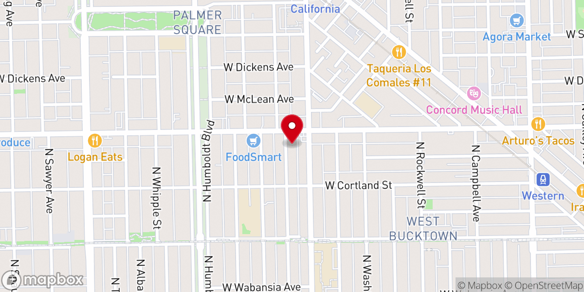 Map showing location of Liberal Catholic Church of Saint Francis