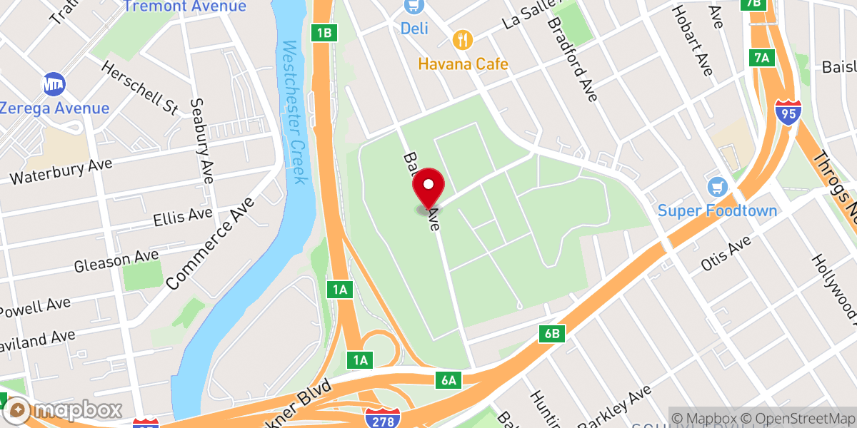 Map showing location of St. Elizabeth Ann Seton Chapel