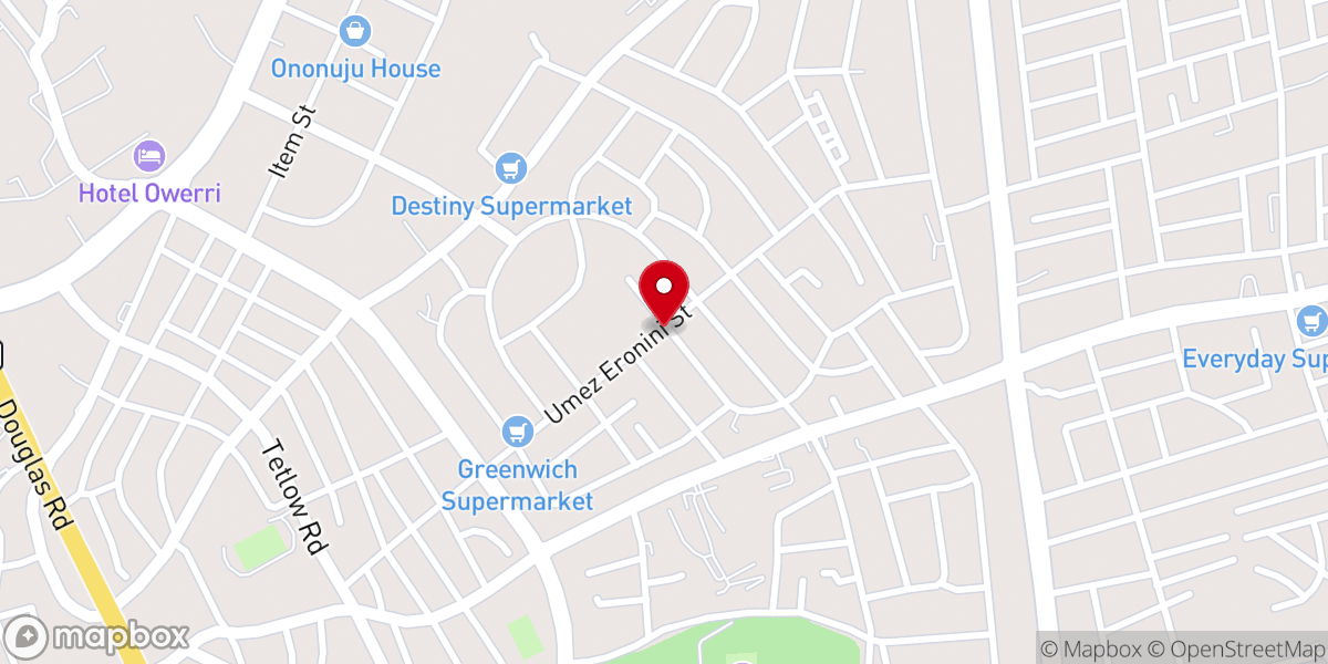 Map showing location of Rccg House Of David