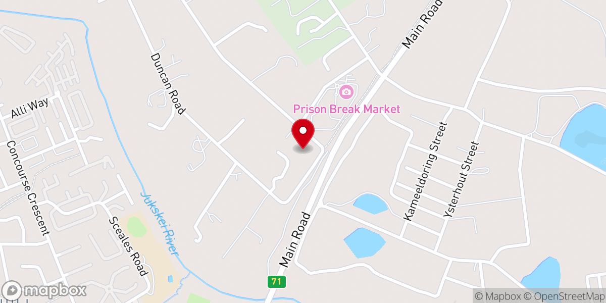 Map showing location of St Andrew Korean Catholic Church