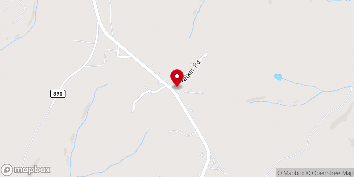 Map showing location of Mt Calvary Baptist Church