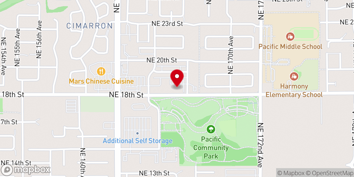 Map showing location of House of God Ministry - Vancouver