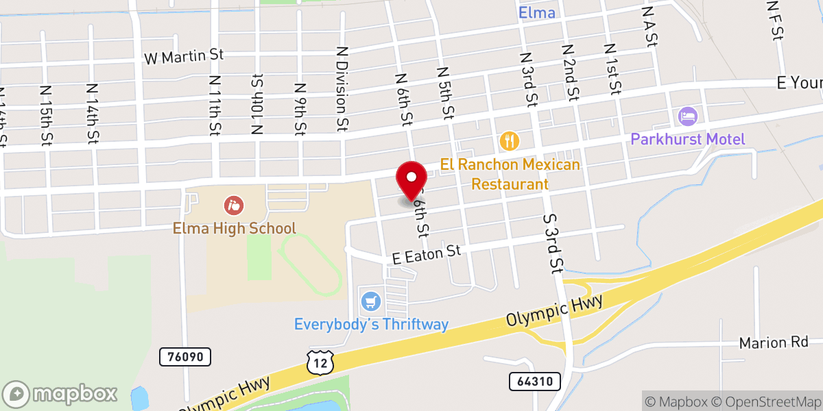 Map showing location of Church of God