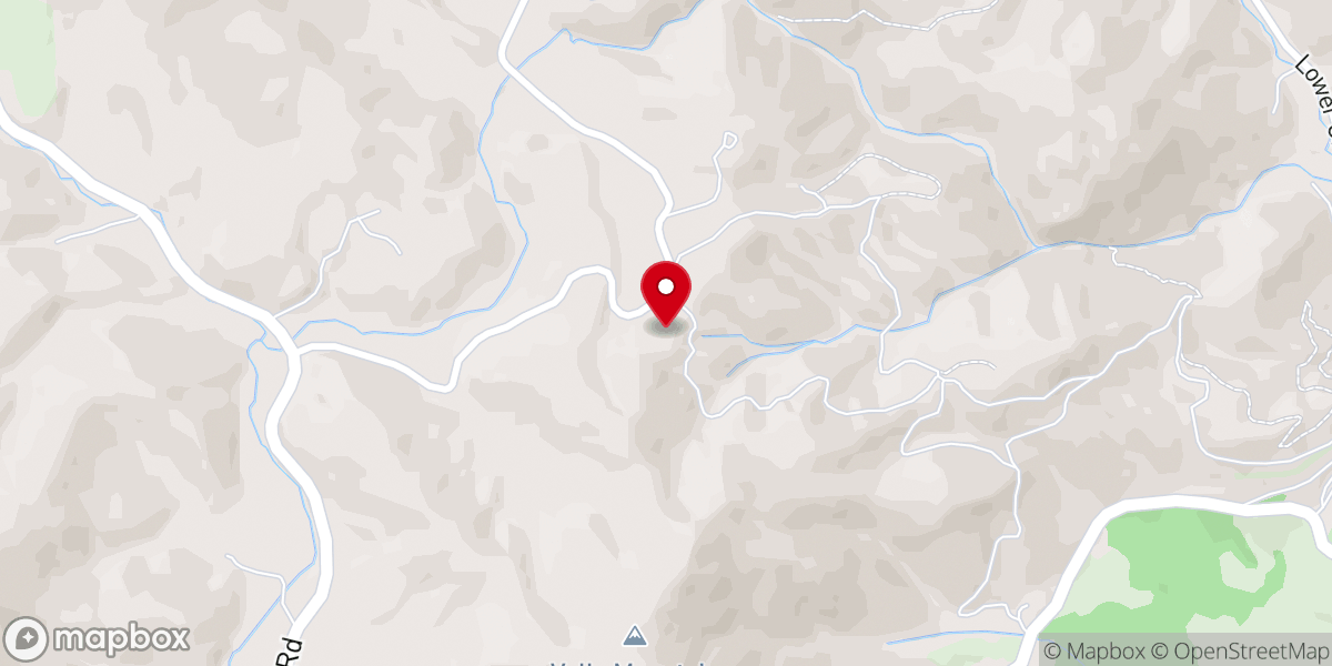 Map showing location of The Hermitages at the Valle Crucis Conference Center