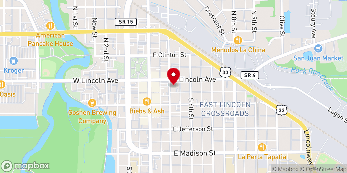 Map showing location of Cornerstone Christian Fellowship
