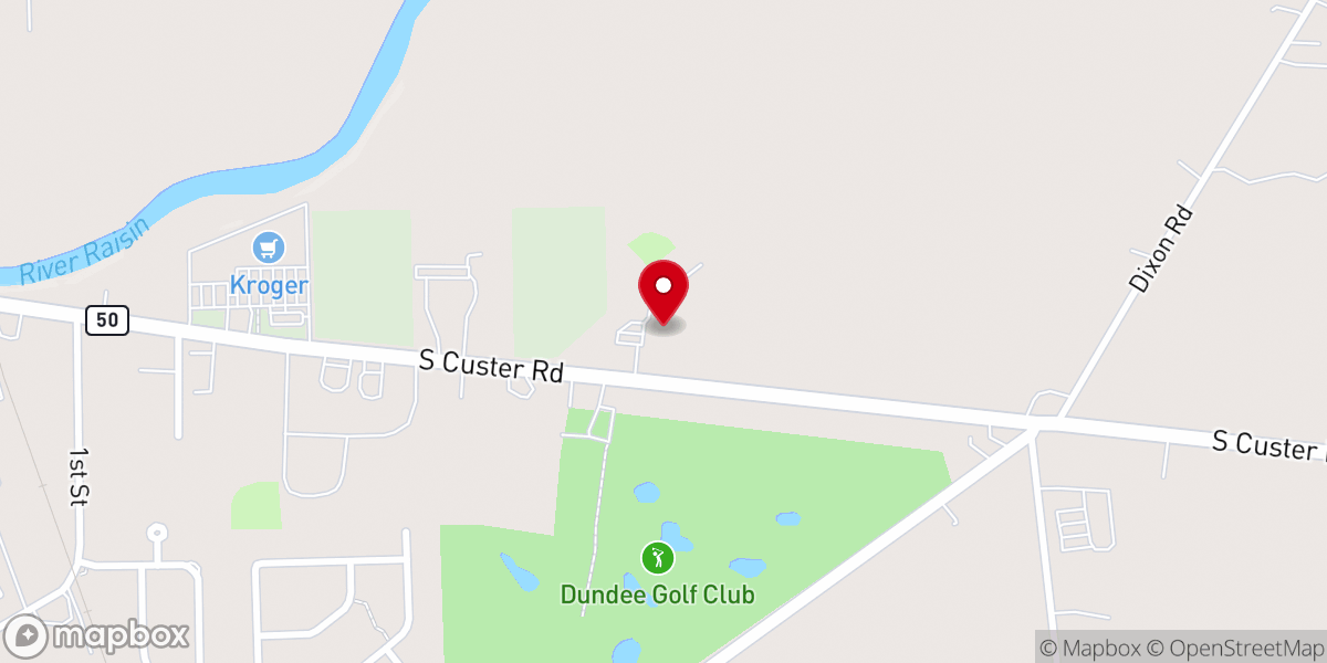 Map showing location of Dundee Assembly of God